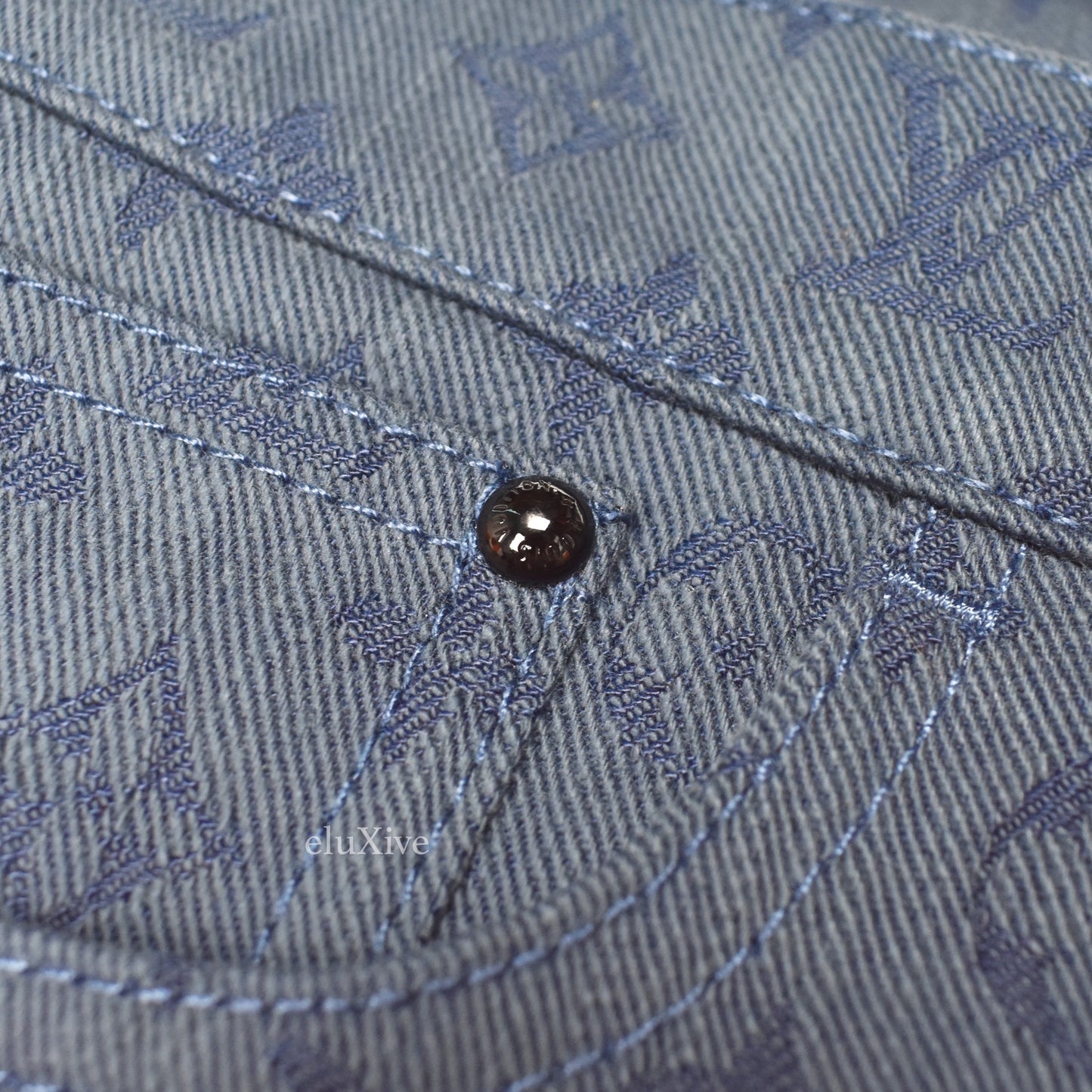Louis Vuitton - Monogram Denim Woven Jeans
