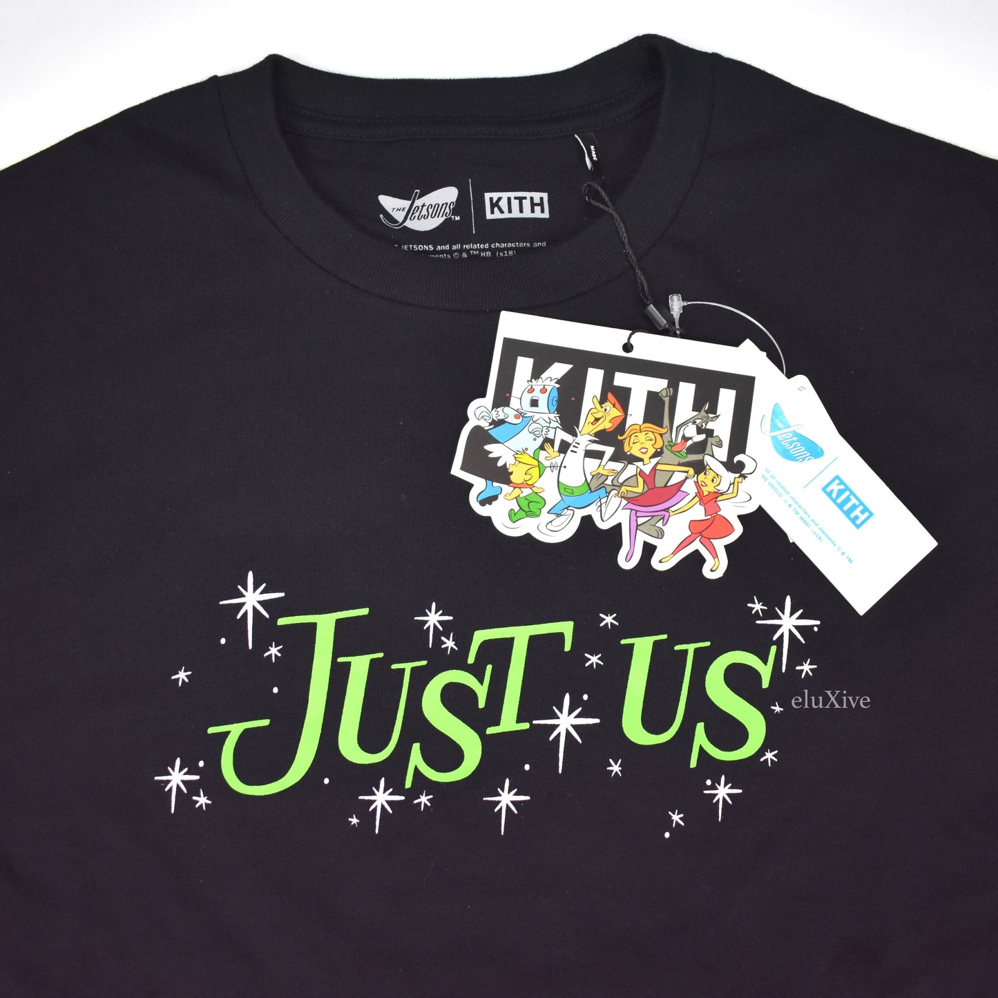 Kith x Jetsons - Astro Travelling Logo LS T-Shirt (Black)