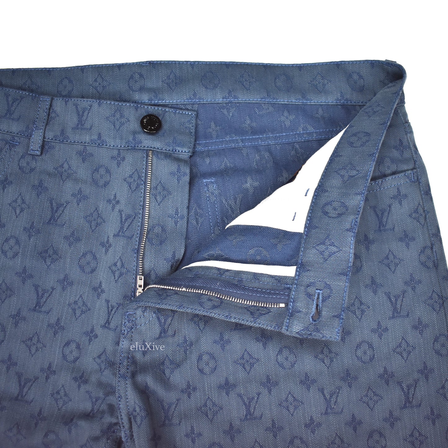 Louis Vuitton - Monogram Denim Woven Jeans
