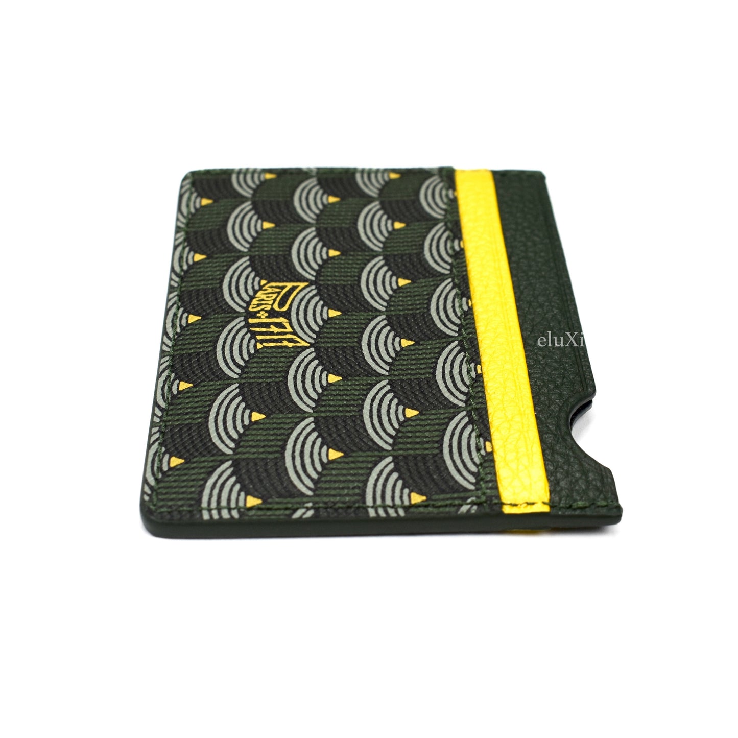 Faure Le Page - Empire Green / Yellow 4CC Card Holder