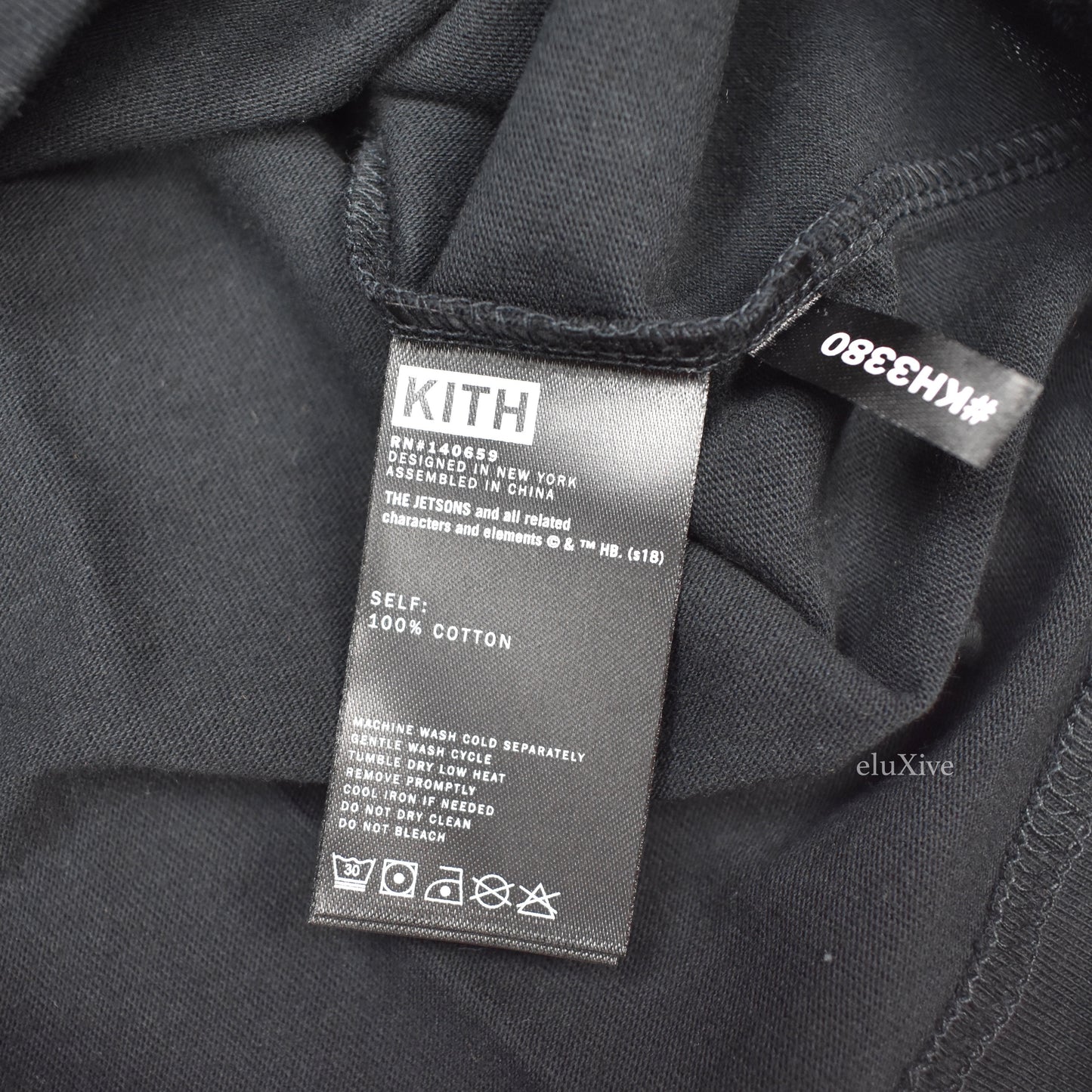 Kith x Jetsons - Astro Travelling Logo LS T-Shirt (Black)