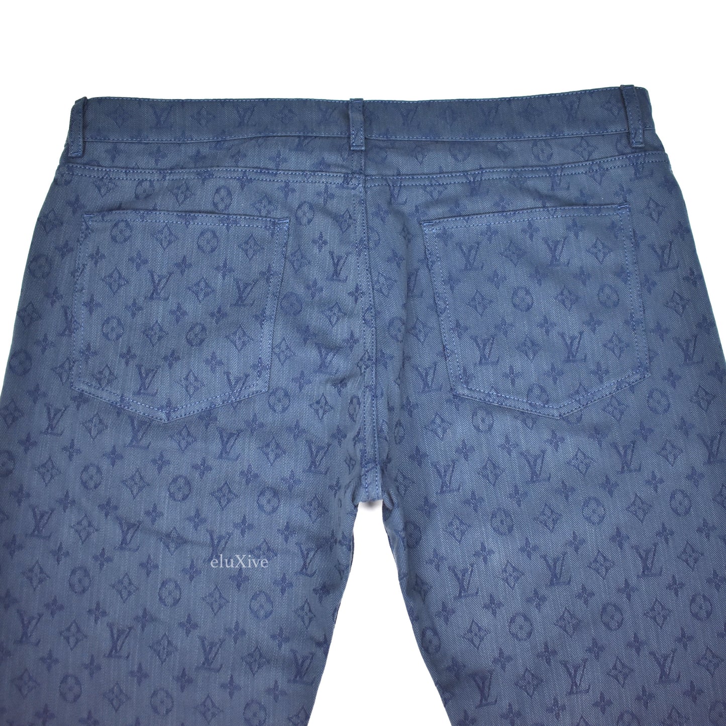 Louis Vuitton - Monogram Denim Woven Jeans