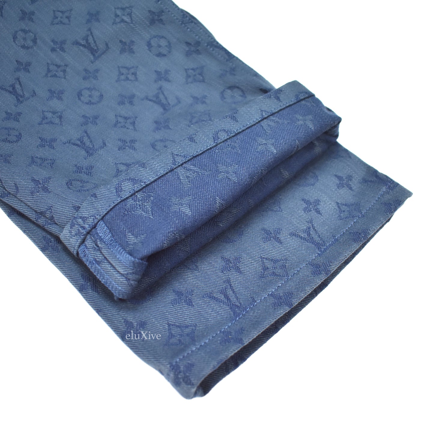 Louis Vuitton - Monogram Denim Woven Jeans
