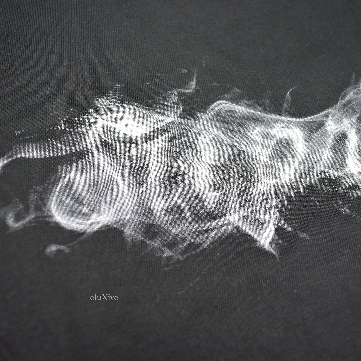 Supreme - Black Smoke Logo T-Shirt