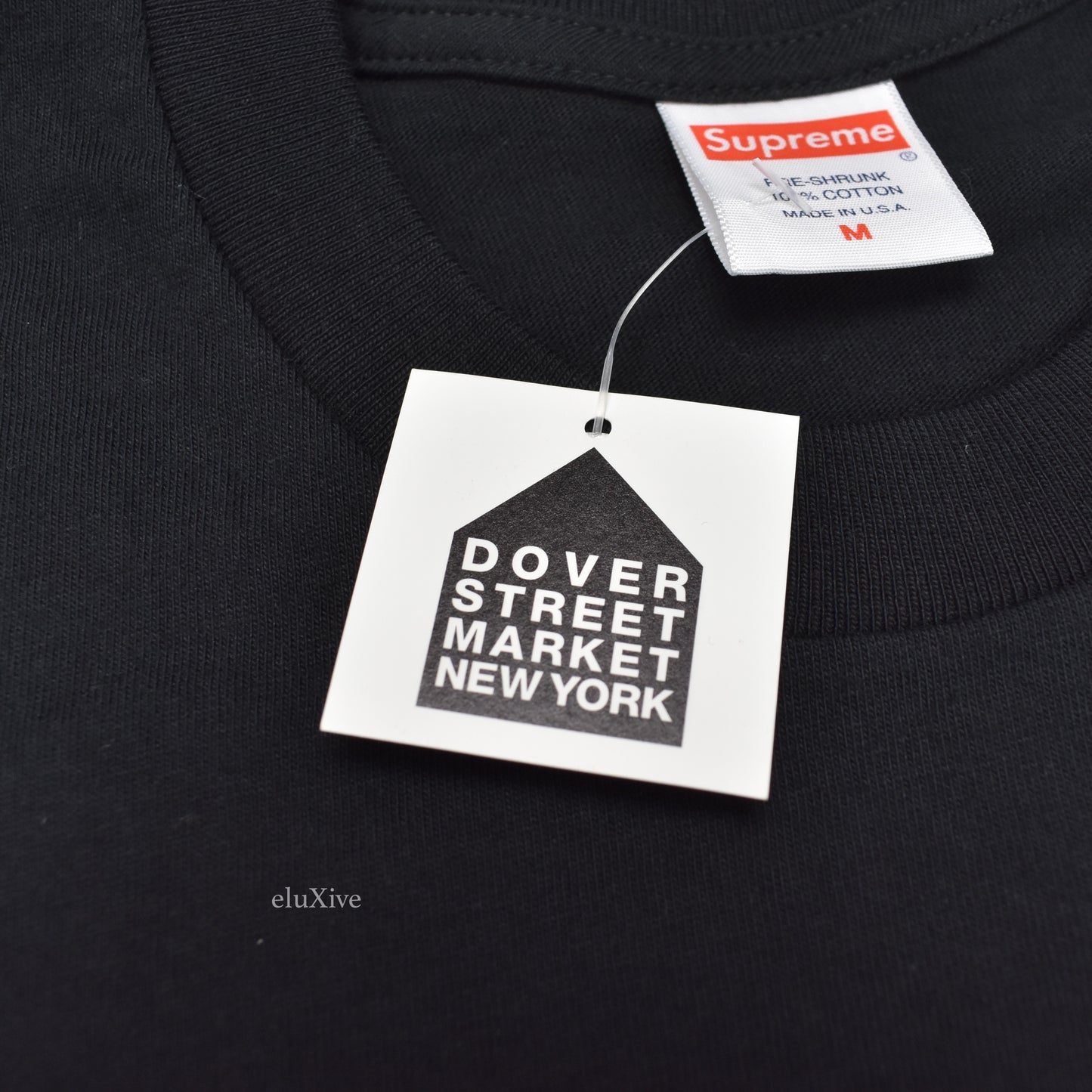 Supreme - Black Smoke Logo T-Shirt