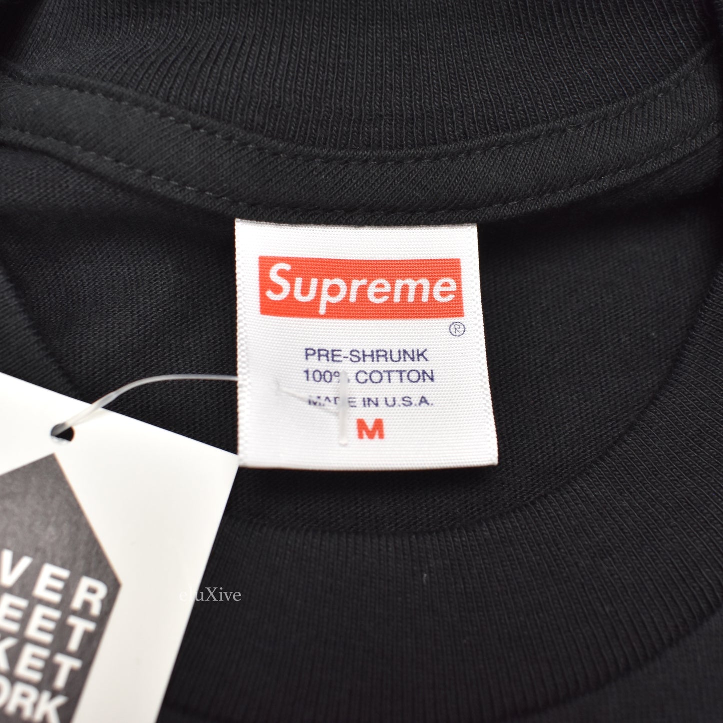 Supreme - Black Smoke Logo T-Shirt