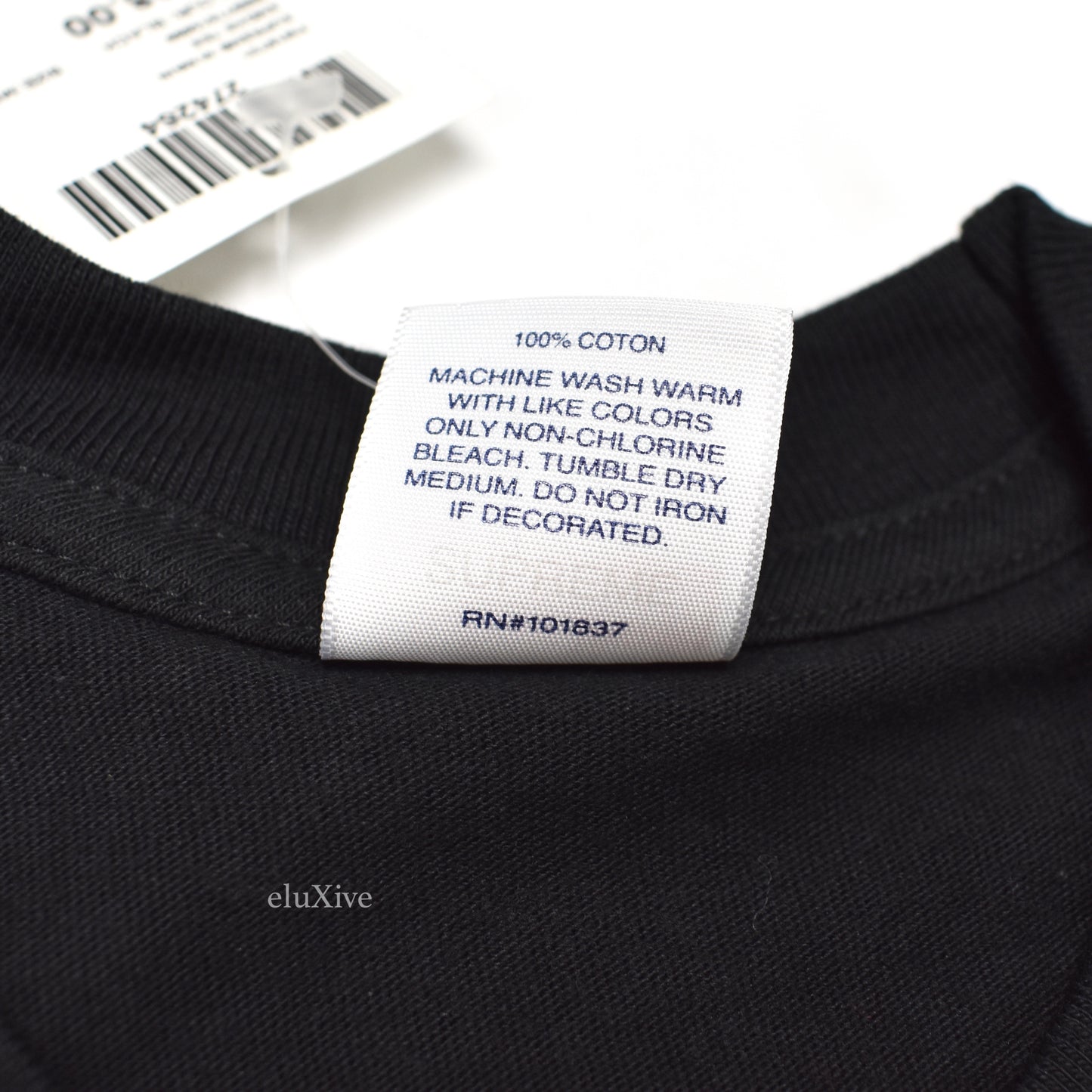 Supreme - Black Smoke Logo T-Shirt