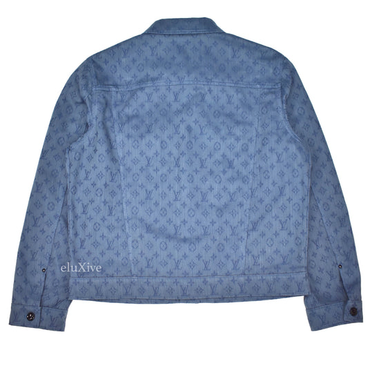Louis Vuitton - Monogram Denim Woven Trucker Jacket