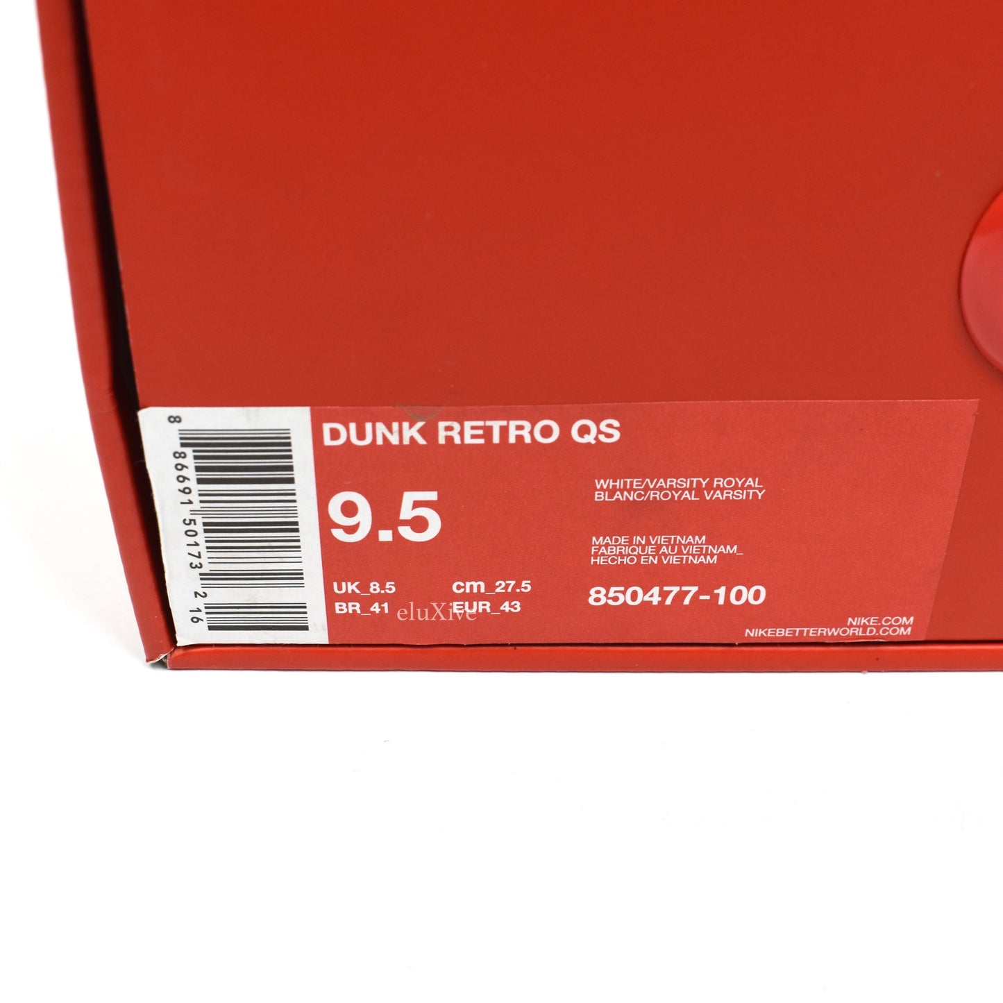 Nike - Dunk Retro Hi 'Kentucky'