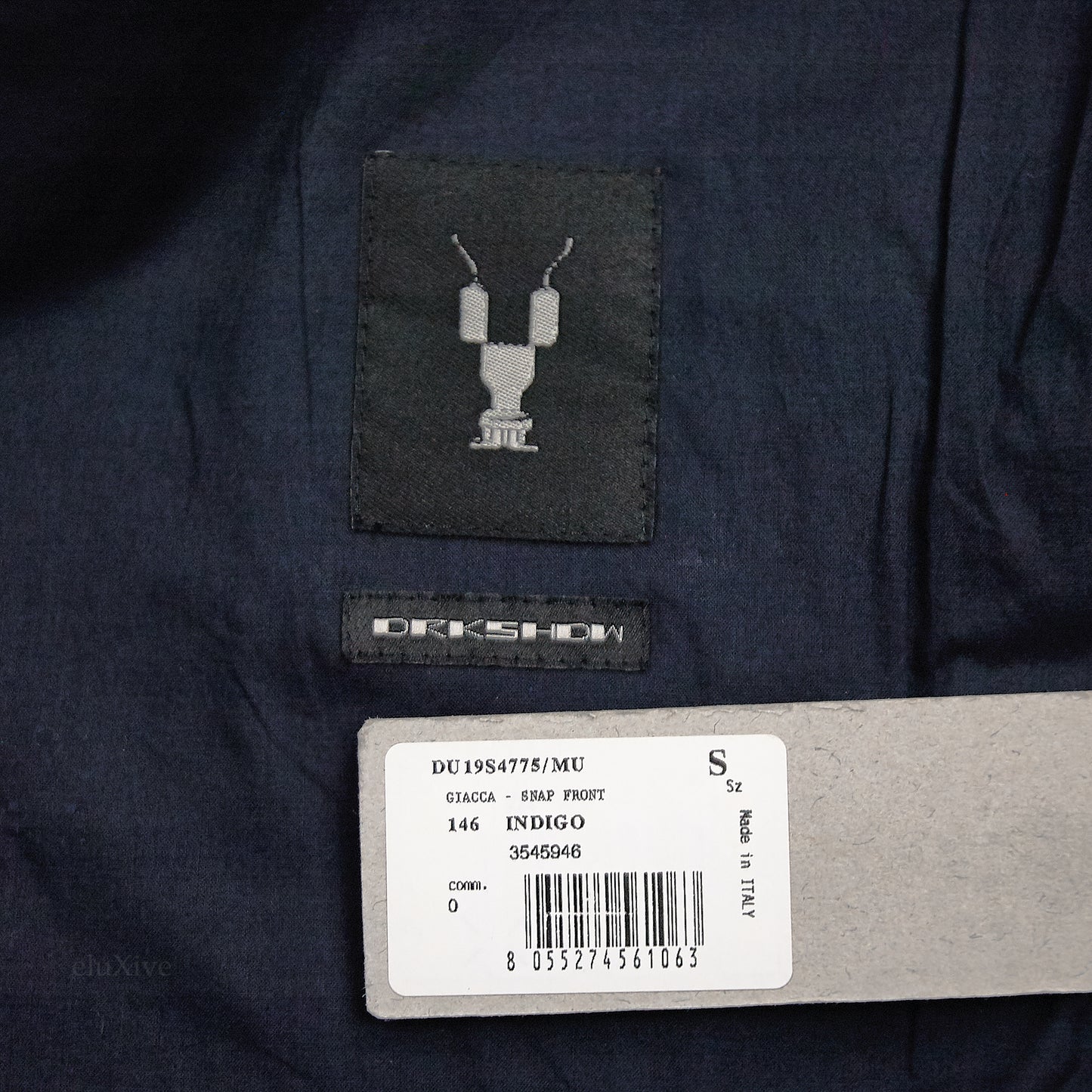 Rick Owens DRKSHDW - Navy Coach's Jacket