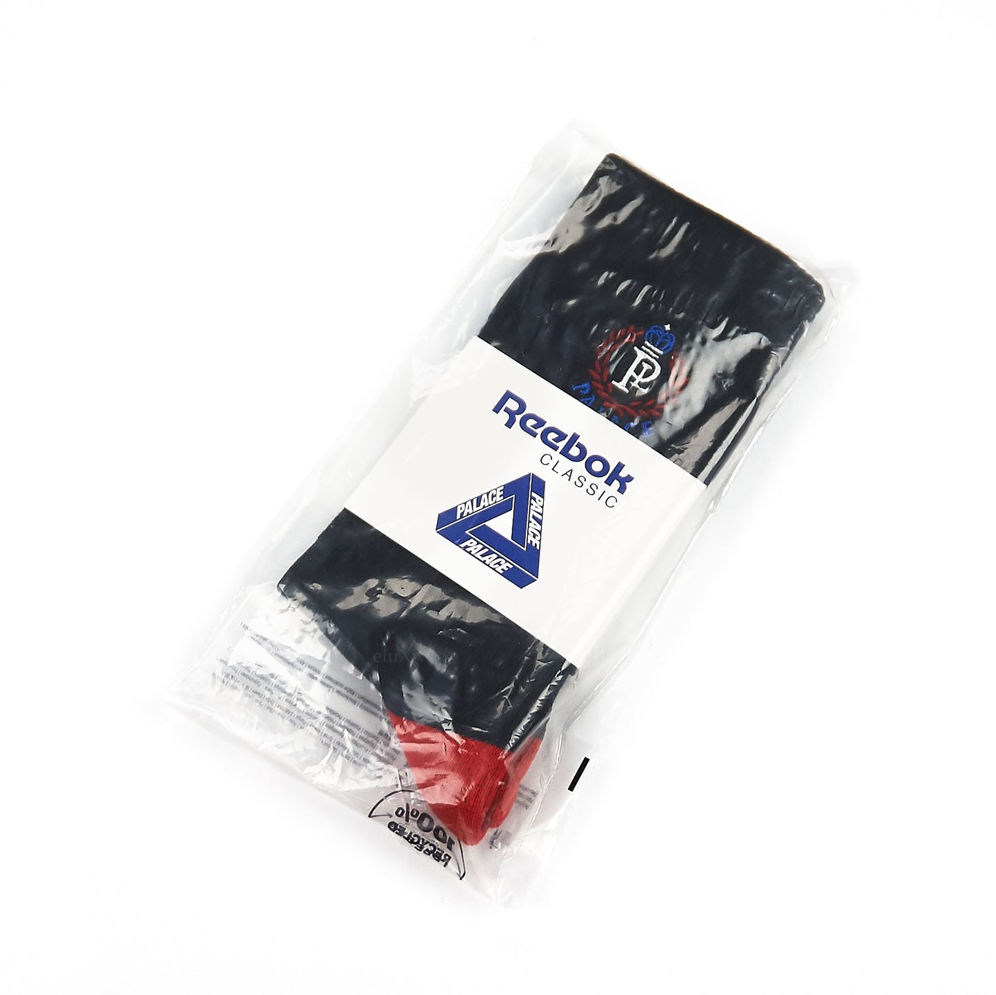 Palace x Reebok - Wreath Logo Socks (Black)