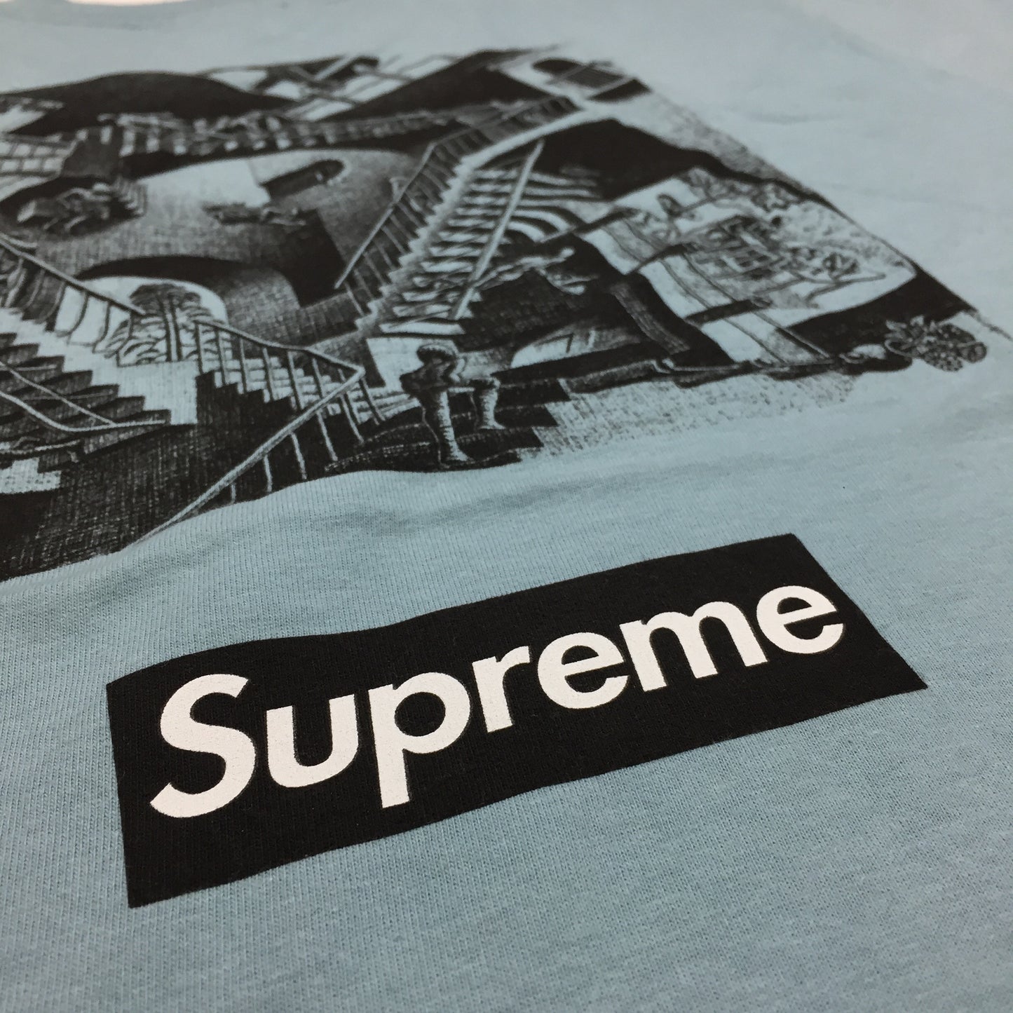 Supreme - M.C. Escher Box Logo Collage T-Shirt