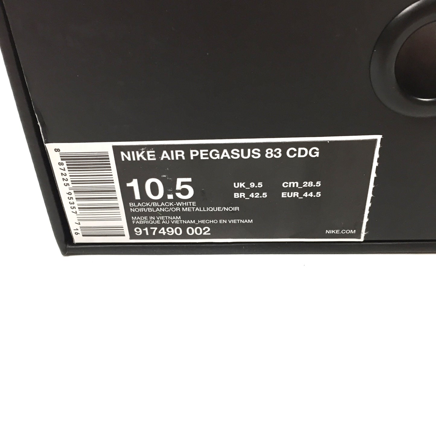 Comme des Garcons x THE MET - Nike Air Pegasus 83 CDG
