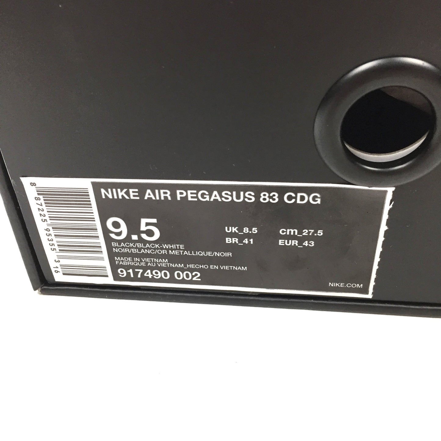 Comme des Garcons x THE MET - Nike Air Pegasus 83 CDG