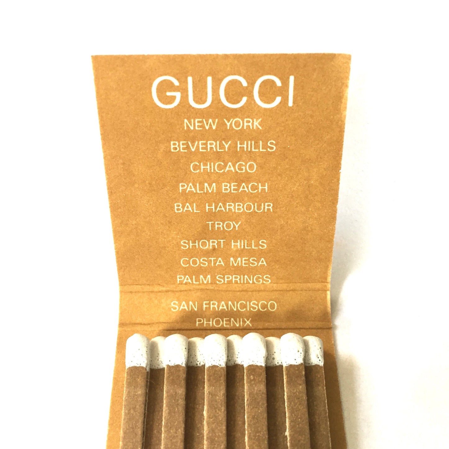 Gucci - Vintage Matchbooks, Case of 25