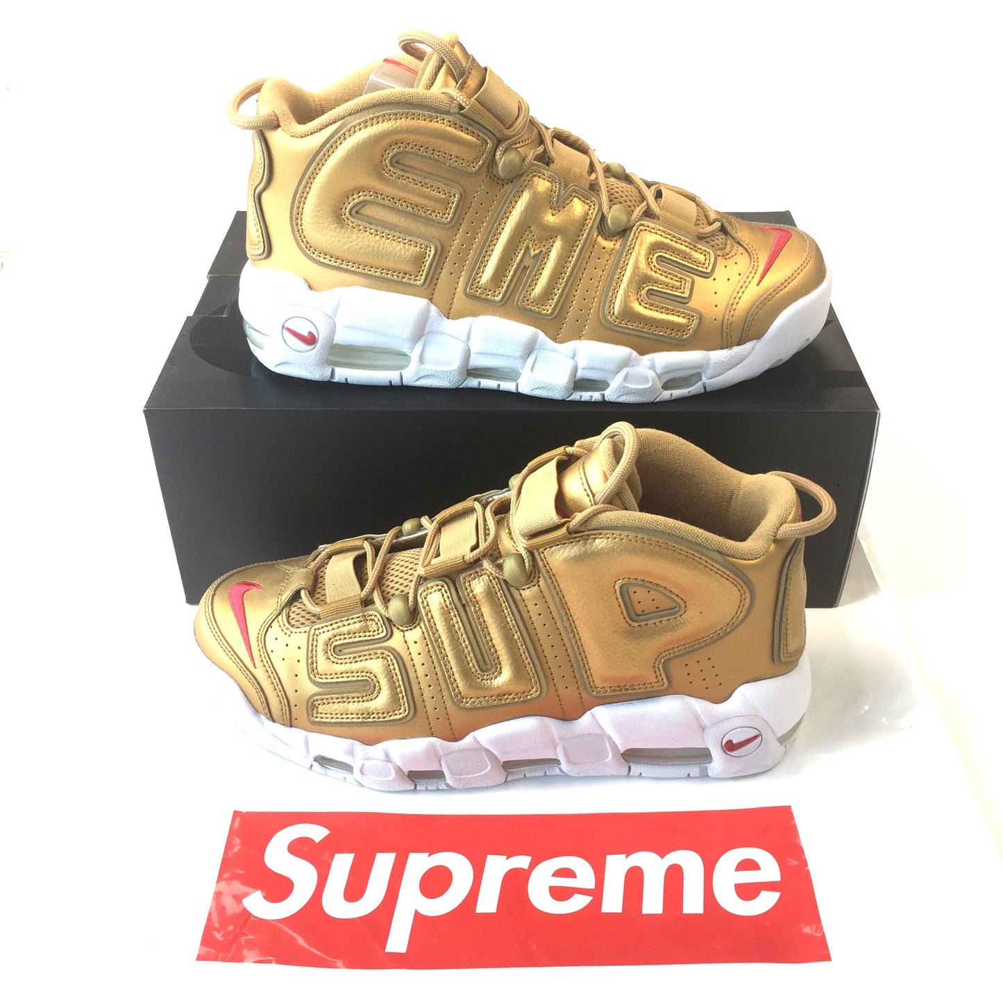 Supreme x Nike - Air More Uptempo 'Suptempo' Gold
