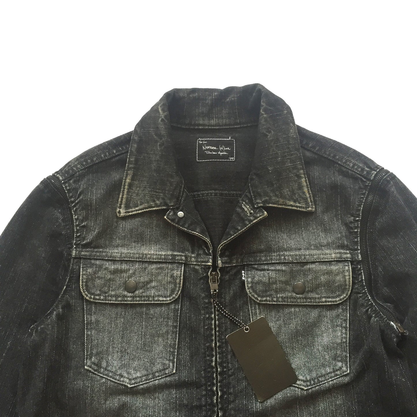 Number (N)ine - Convertible Denim Rider Jacket