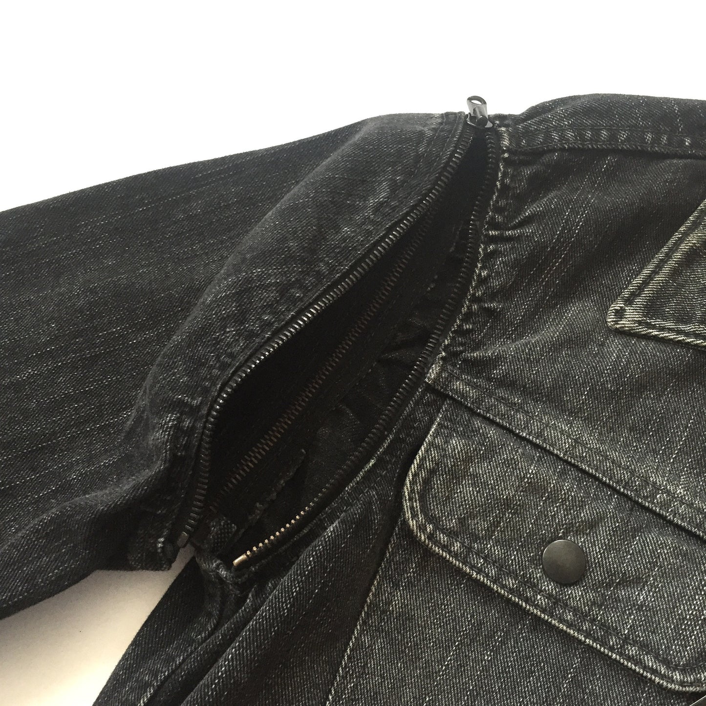 Number (N)ine - Convertible Denim Rider Jacket