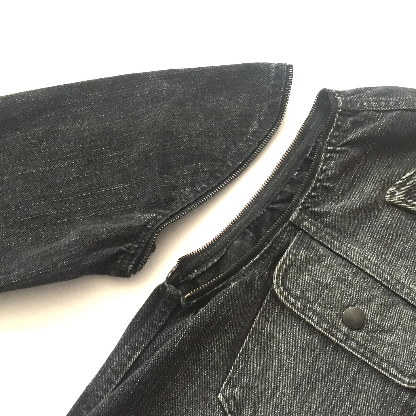Number (N)ine - Convertible Denim Rider Jacket