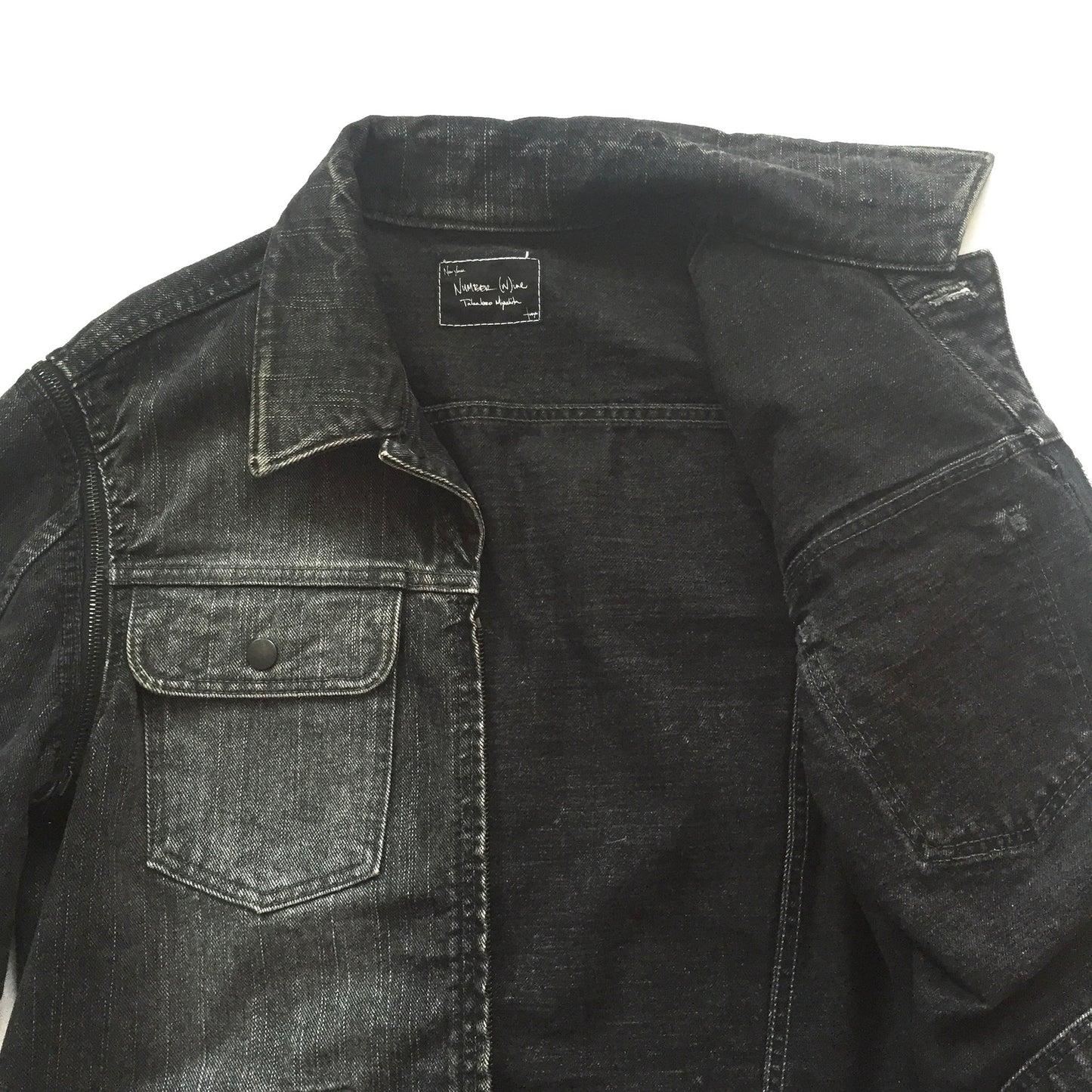 Number (N)ine - Convertible Denim Rider Jacket