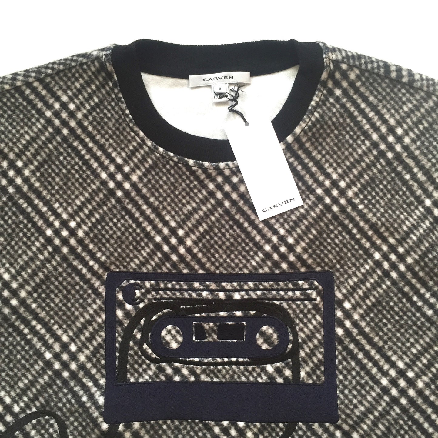Carven - Tartan Tape Embroidered Sweatshirt