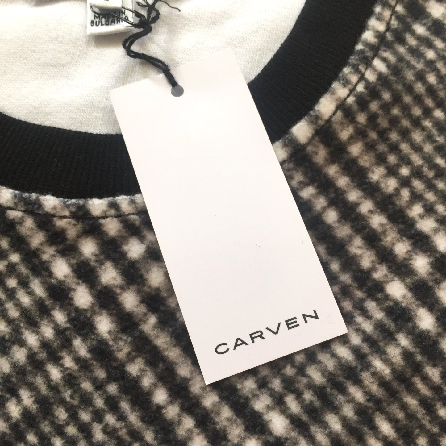 Carven - Tartan Tape Embroidered Sweatshirt