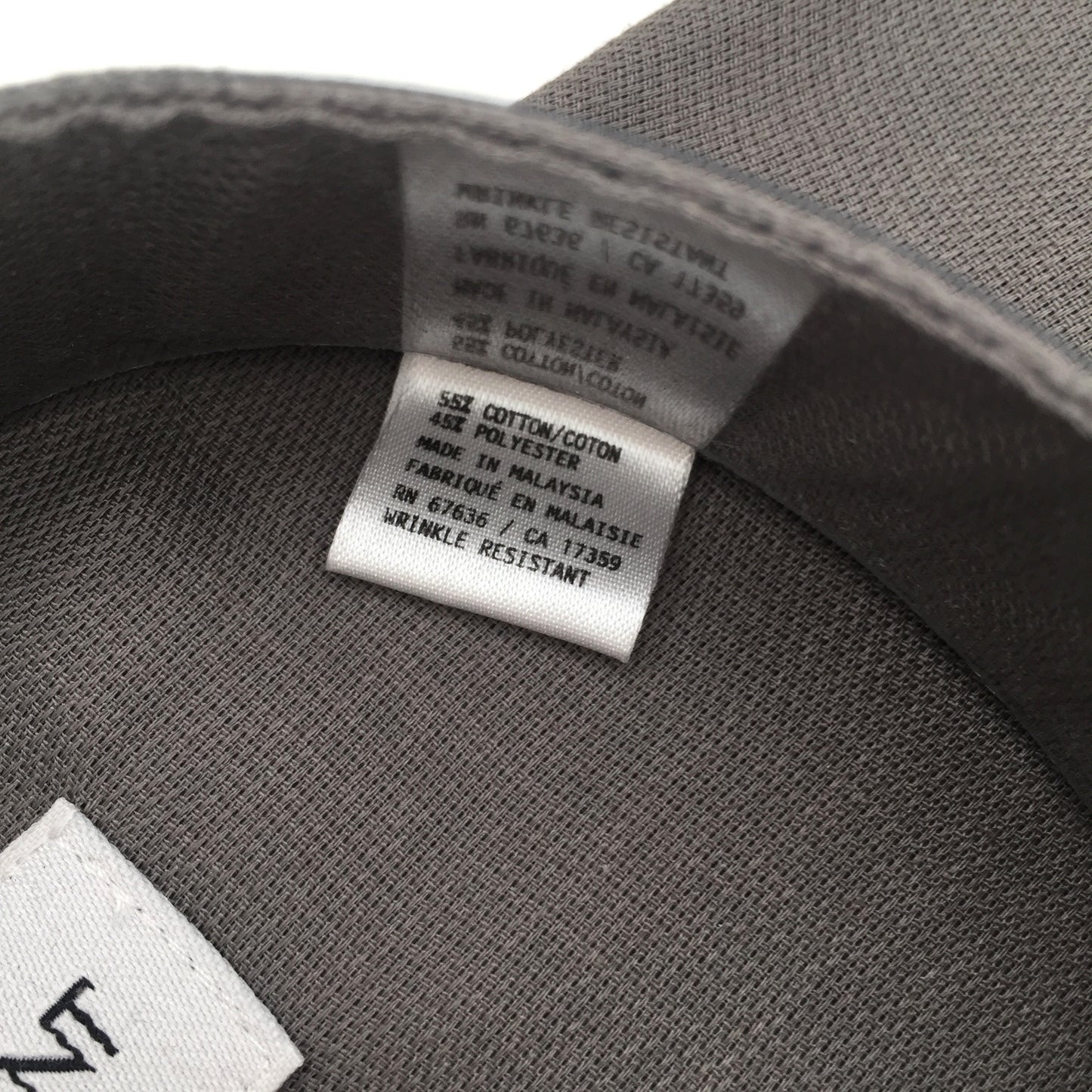 Yves Saint Laurent - Nickel Gray Band Collar Shirt