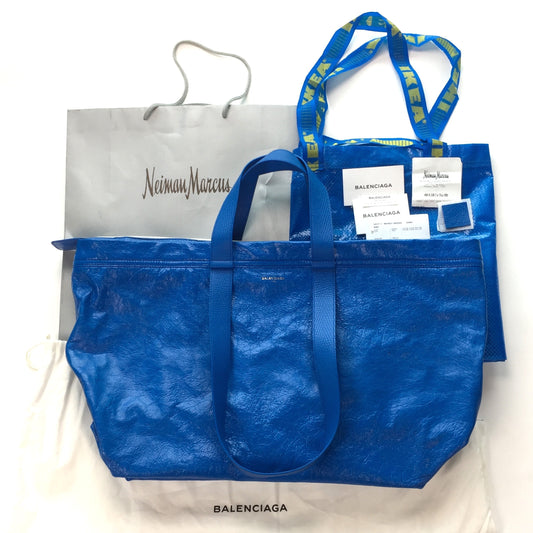 Balenciaga - Blue Carry Shopper 'IKEA' Bag