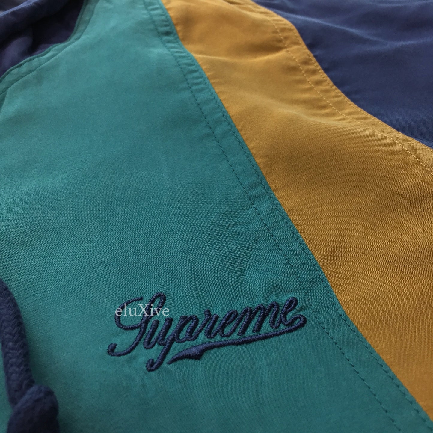Supreme - Paneled Silk Hooded Track Jacket