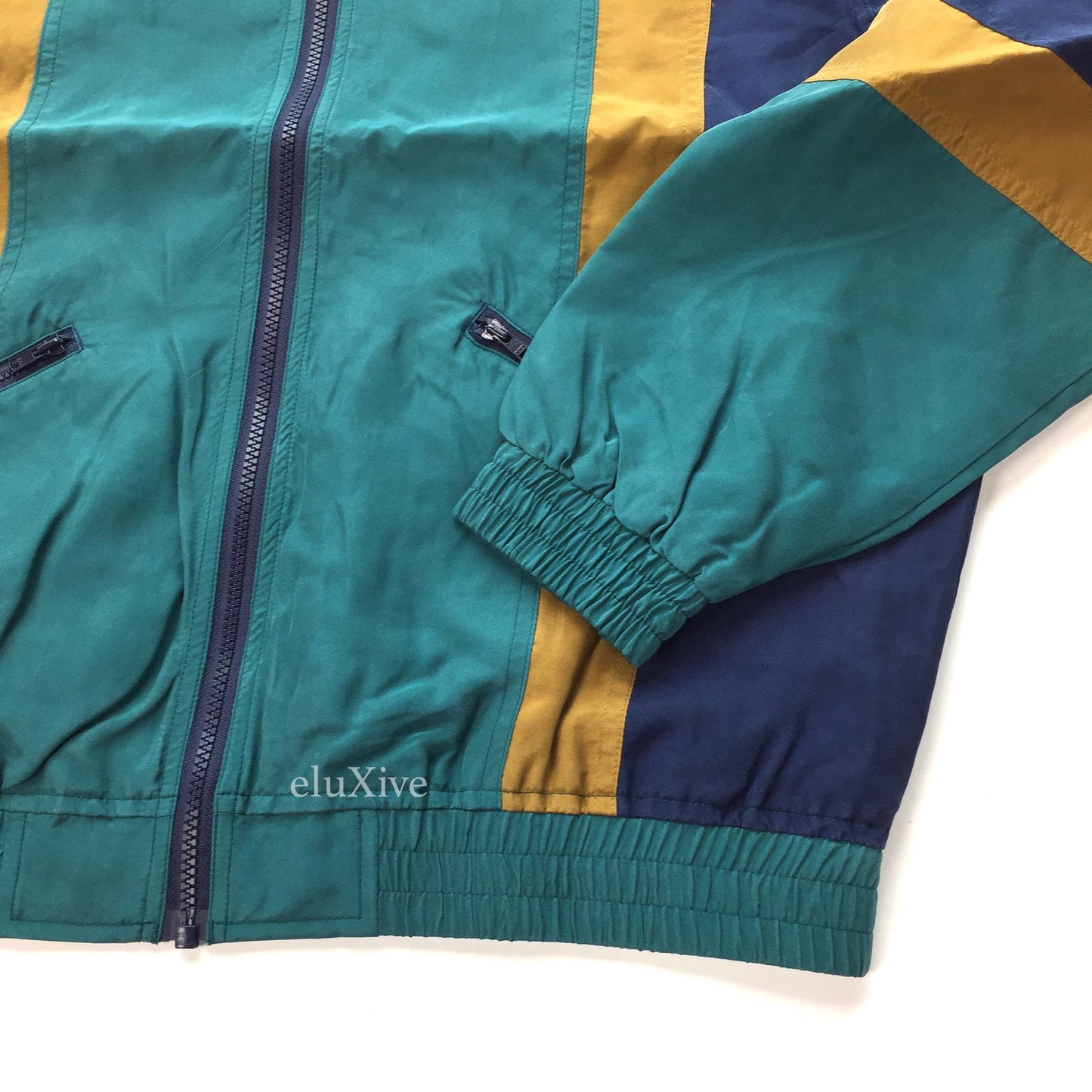 Supreme - Paneled Silk Hooded Track Jacket