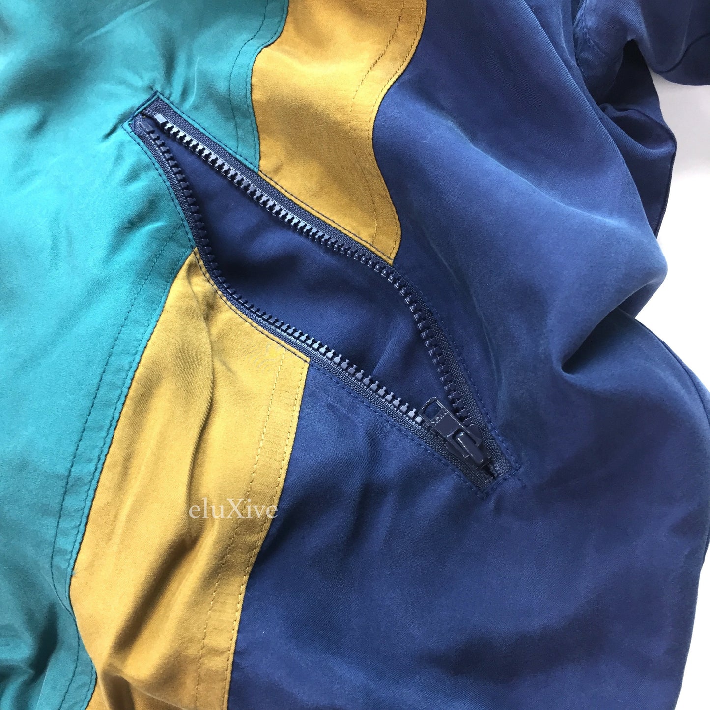 Supreme - Paneled Silk Hooded Track Jacket