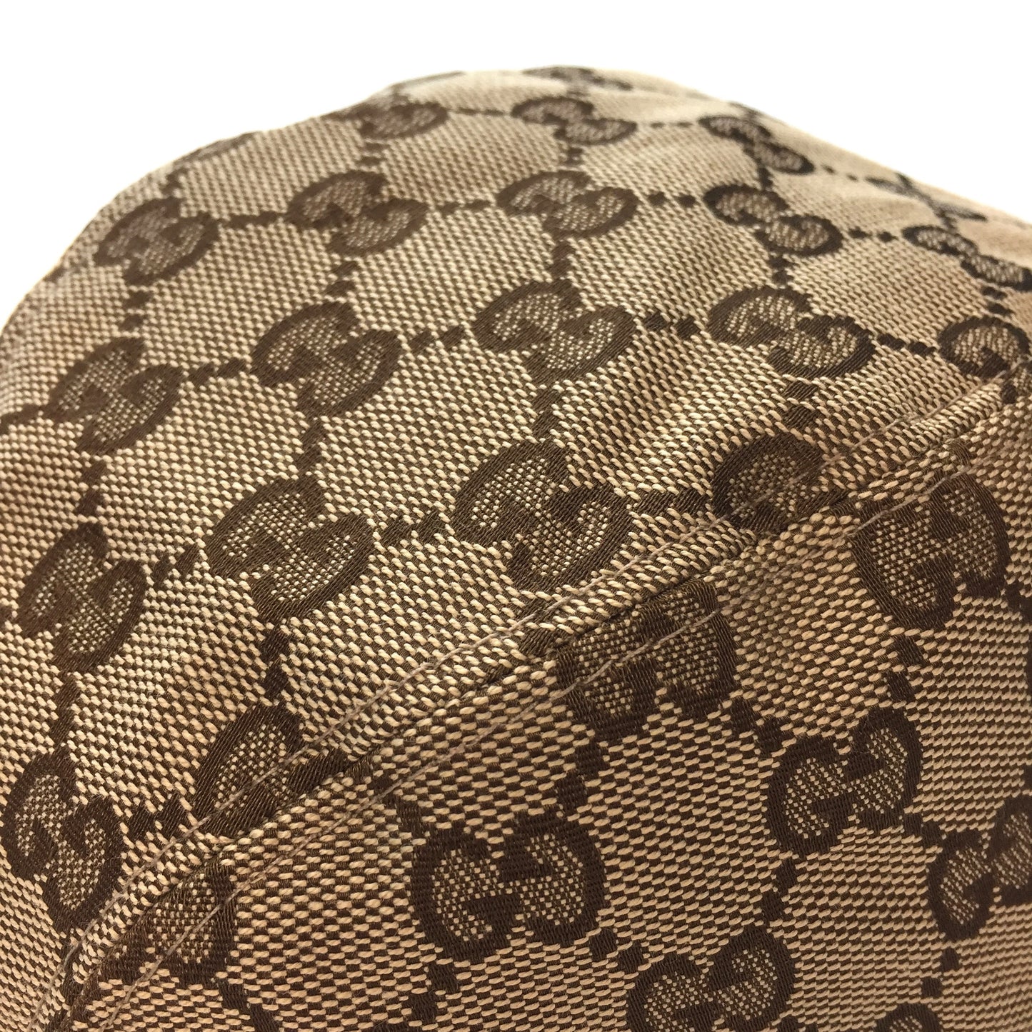 Gucci - Beige Classic Monogram Bucket Hat