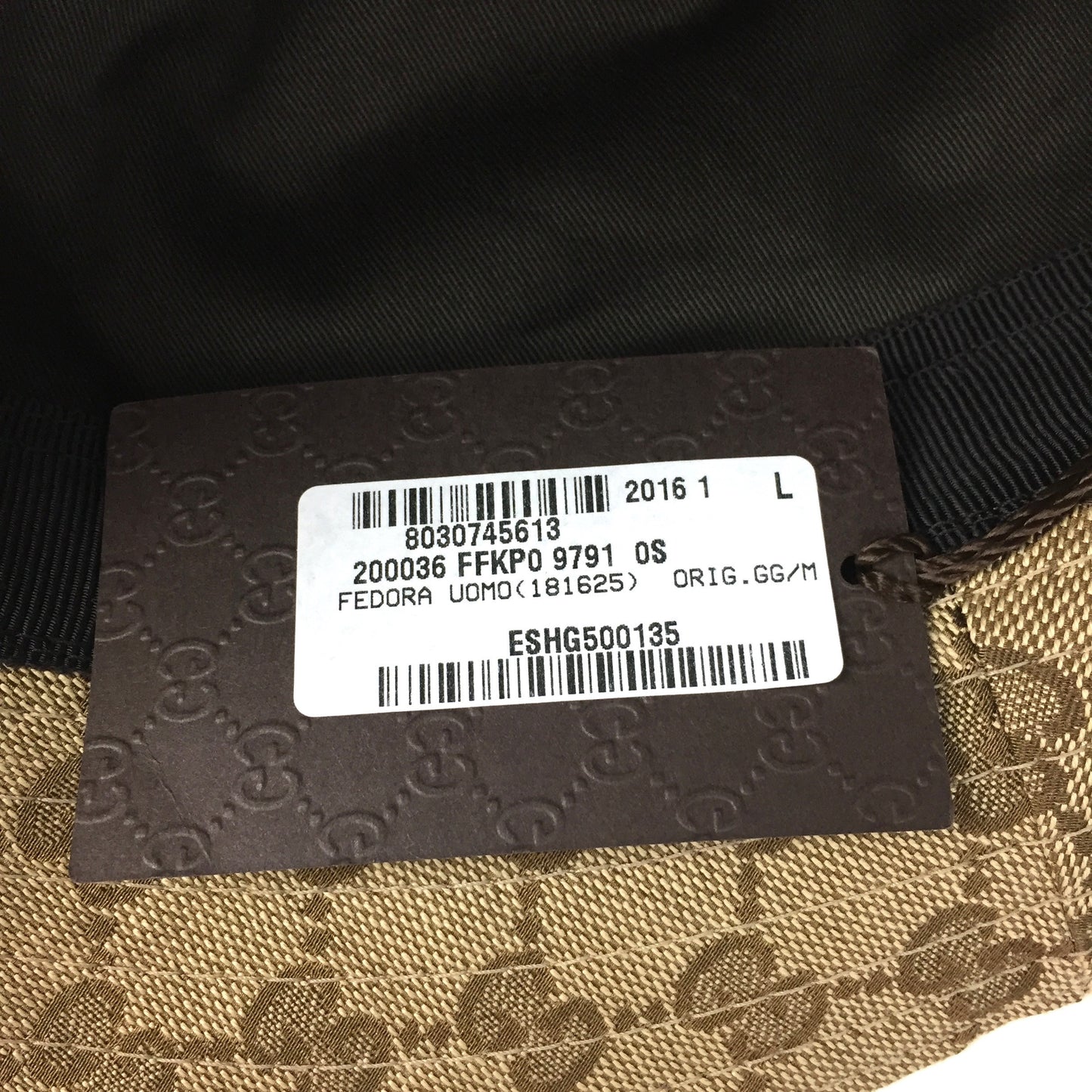 Gucci - Beige Classic Monogram Bucket Hat