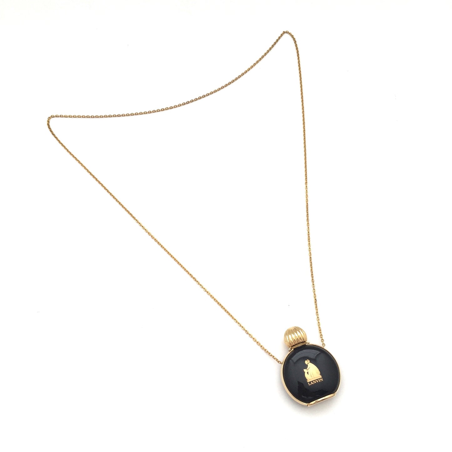 Lanvin - Black & Gold Bottle Chain