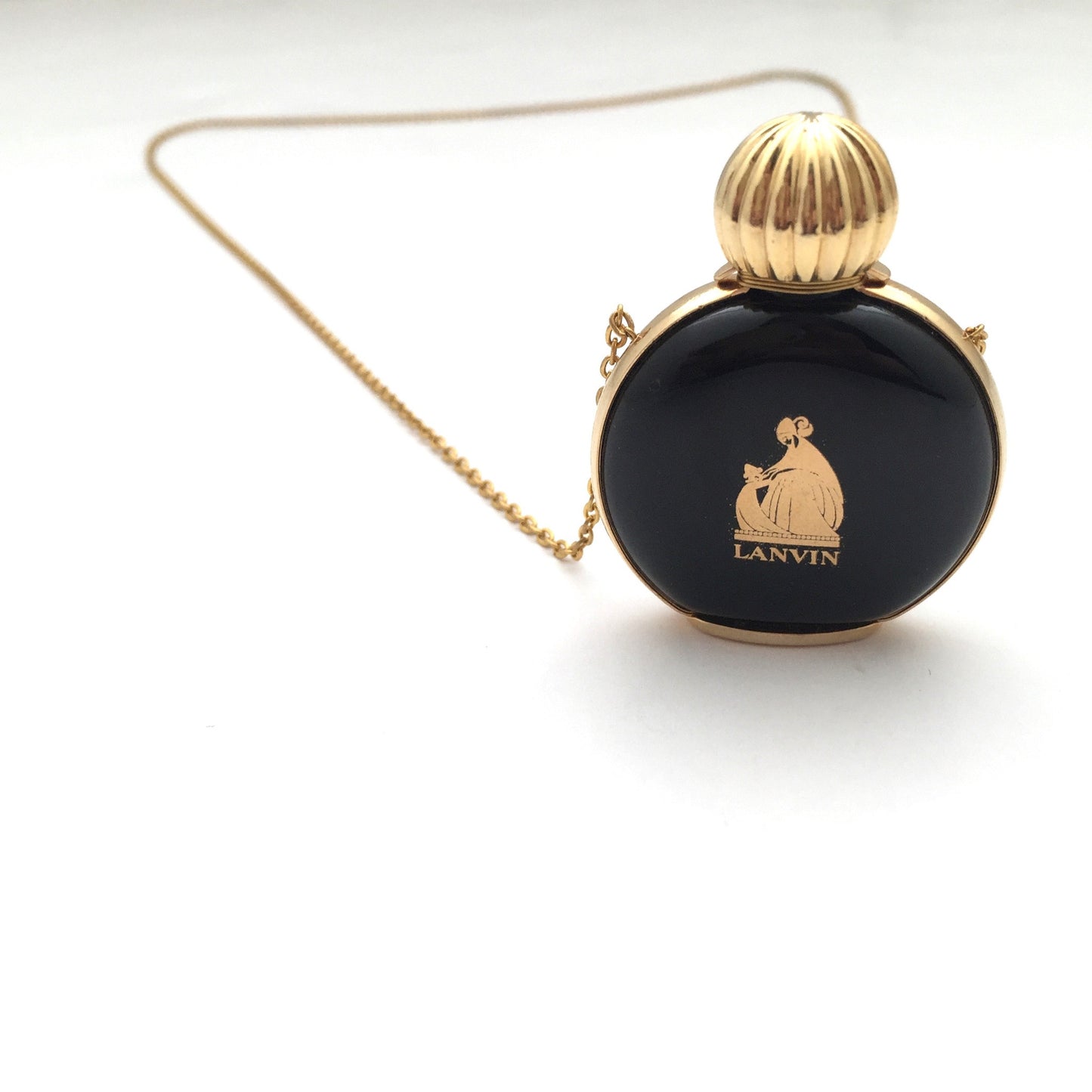 Lanvin - Black & Gold Bottle Chain