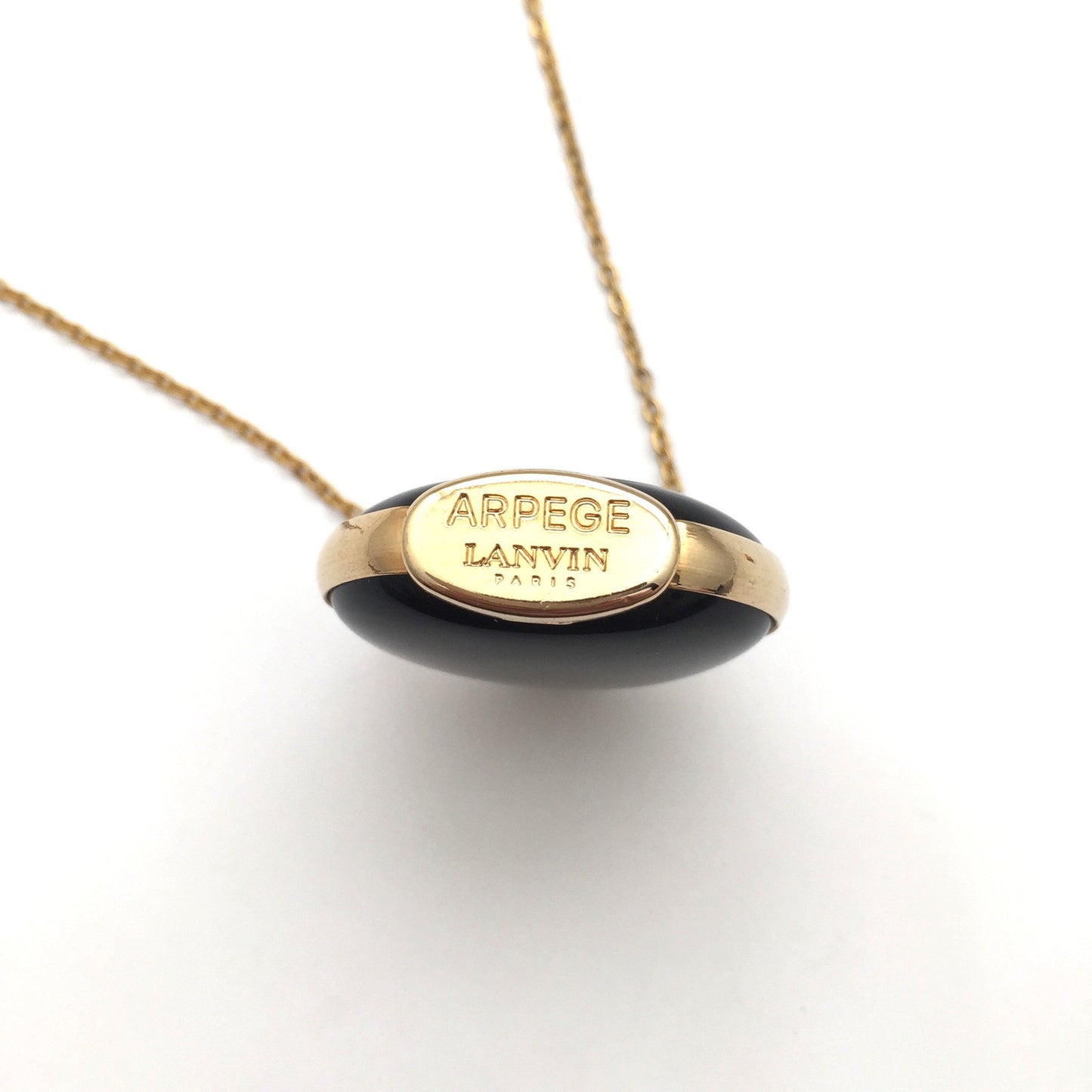 Lanvin - Black & Gold Bottle Chain