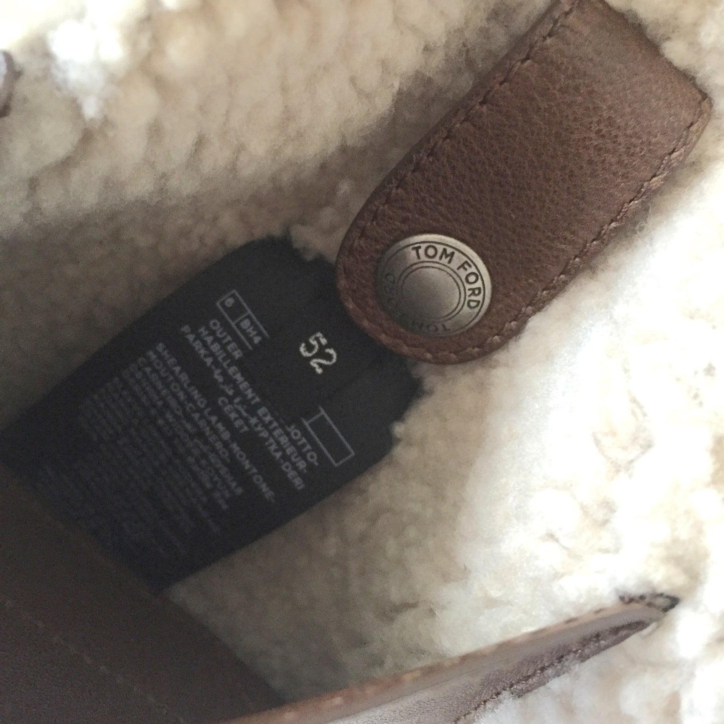Tom Ford - Shearling Fur Aviator Coat