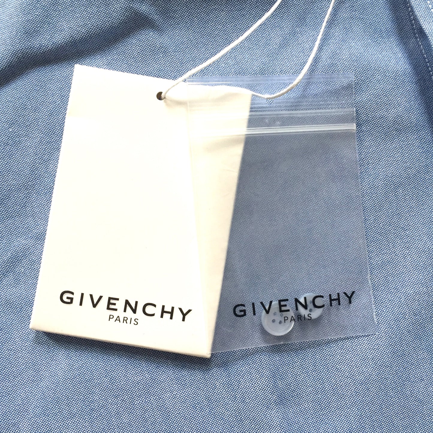 Givenchy - Cross Embroidered Chambray Shirt