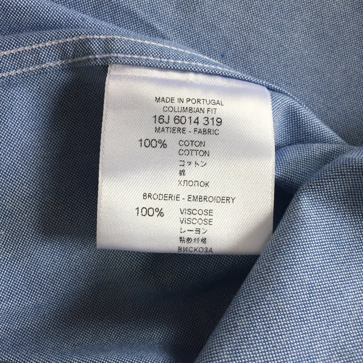 Givenchy - Cross Embroidered Chambray Shirt