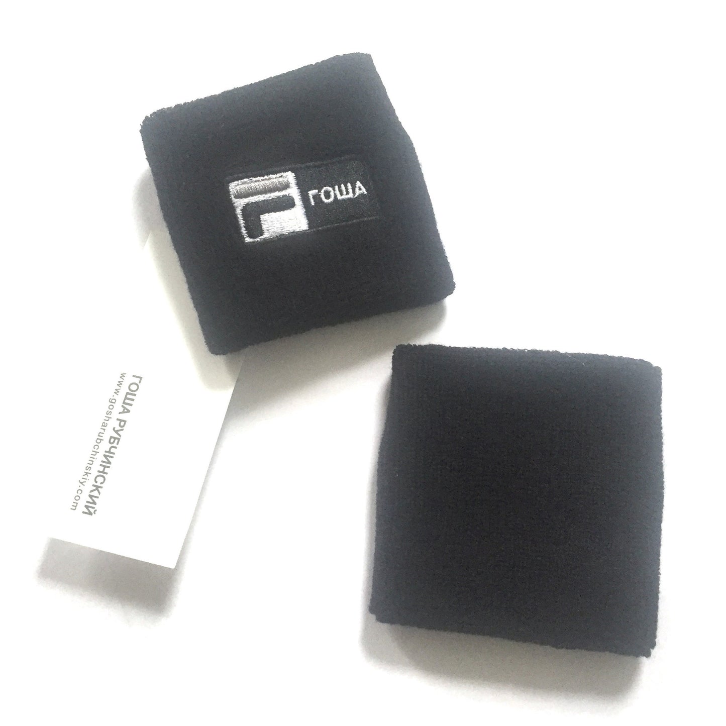 Gosha Rubchinskiy x Fila - Black Logo Wristbands