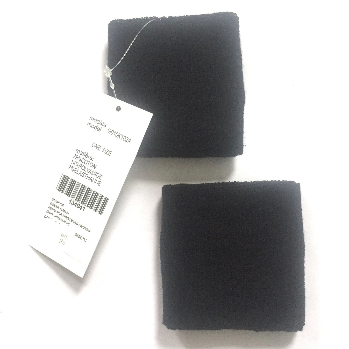 Gosha Rubchinskiy x Fila - Black Logo Wristbands