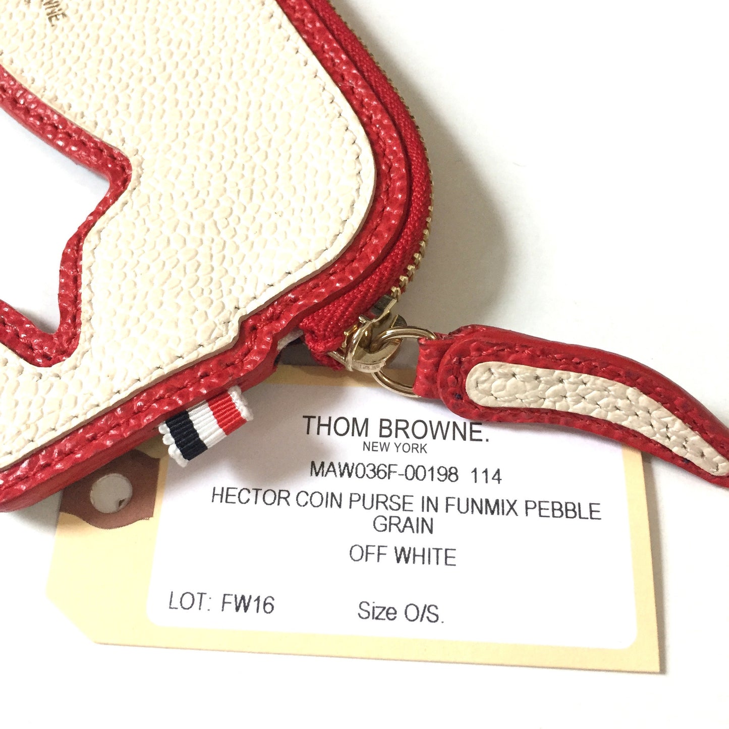 Thom Browne - FW16 Funmix Leather Hector Dog Pouch