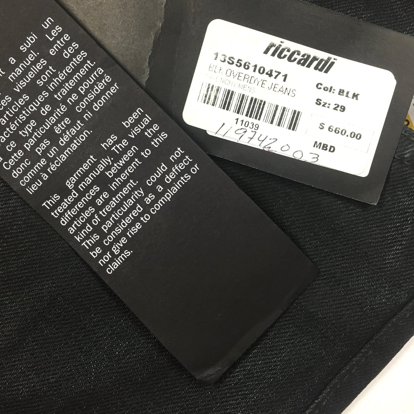 Givenchy - Coated Blue Denim Jeans