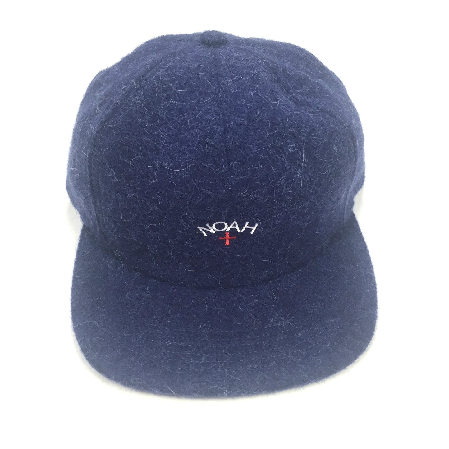 Noah - Navy Mohair Core Logo Hat