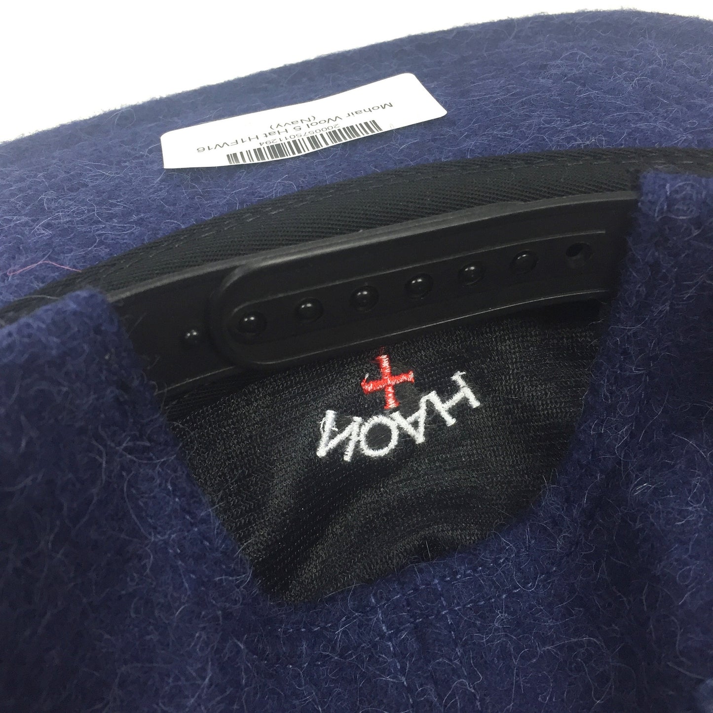 Noah - Navy Mohair Core Logo Hat