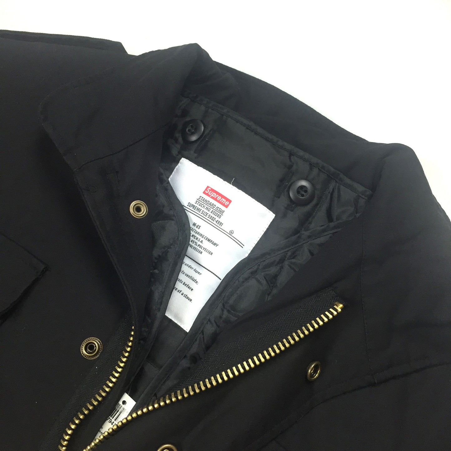 Supreme x Slayer - Black M-65 Eagle Jacket
