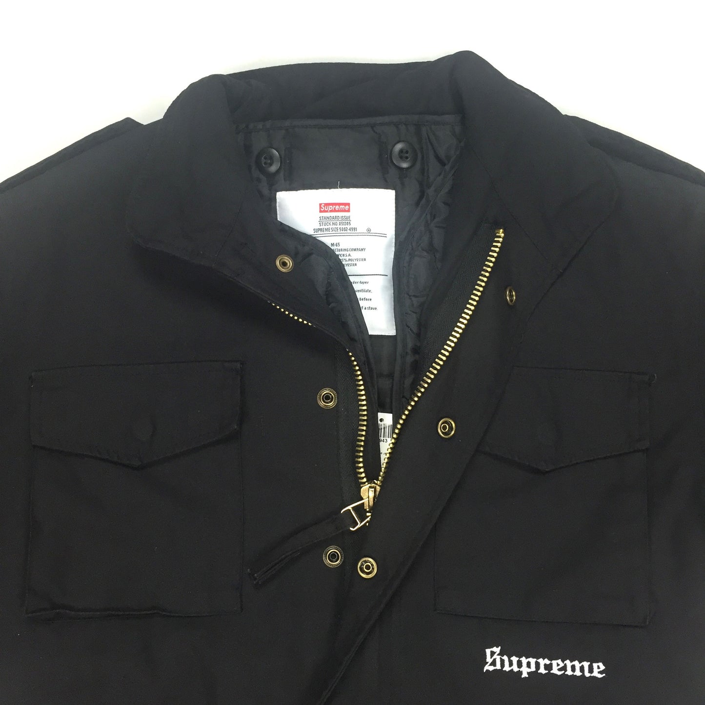 Supreme x Slayer - Black M-65 Eagle Jacket