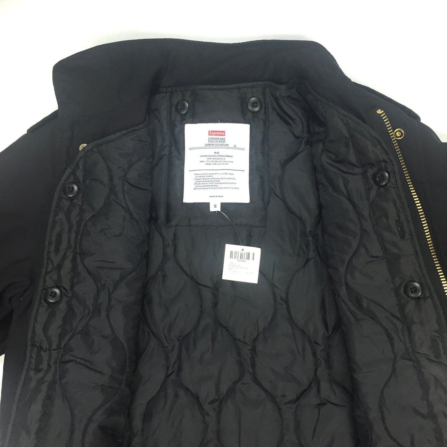 Supreme x Slayer - Black M-65 Eagle Jacket