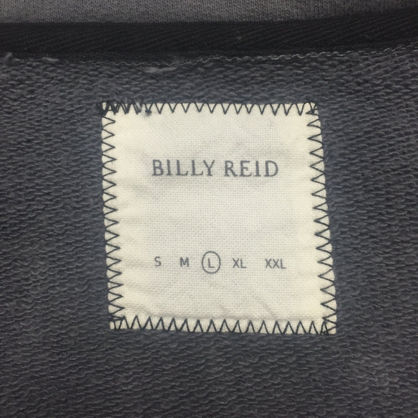 Billy Reid - Gray 1/2 Zip Military Sweatshirt