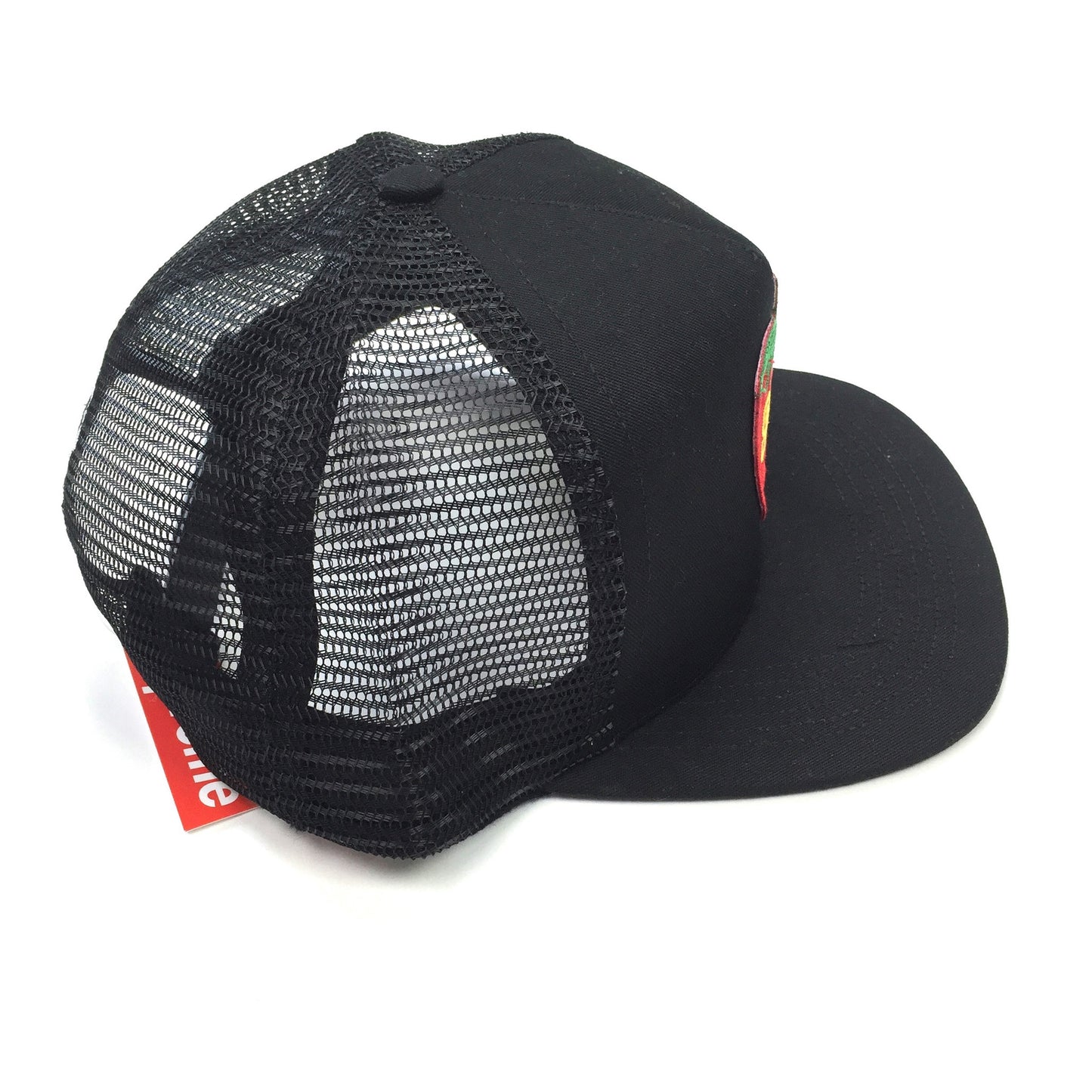 Supreme - Black Strawberry Trucker Hat
